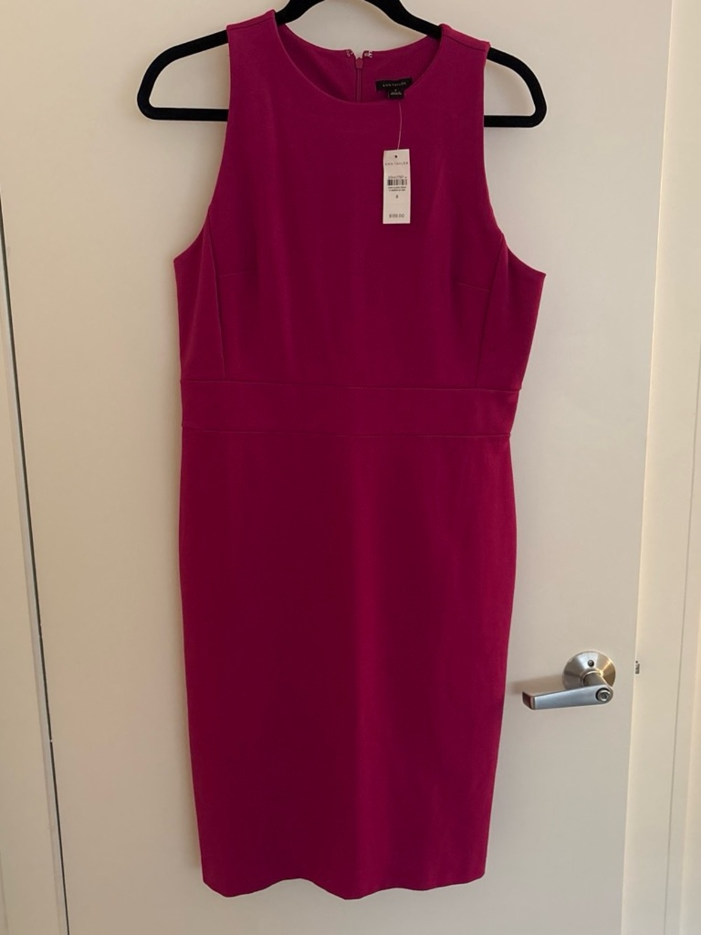 Ann Taylor Magenta Sheath Dress